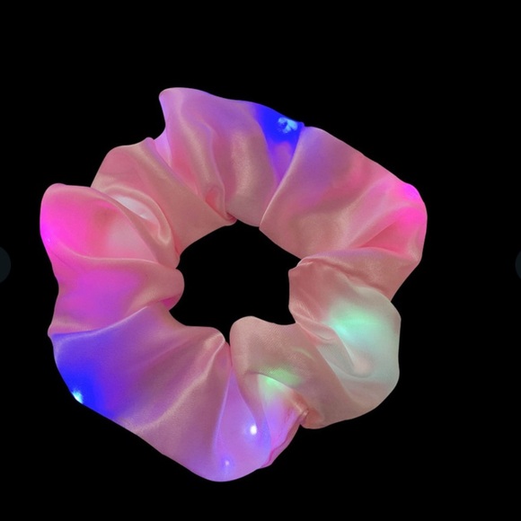 LED Light Up YELLOW Hair Scrunchies for Women and Girls - OTHER COLORS SOLD OUT - Picture 15 of 16